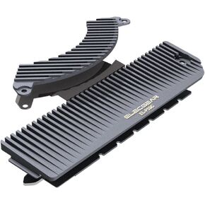 ElecGear PS5 Slim NVMe SSD Heatsink, P5SC Heat Pipe + Aluminum Cooler works with PlayStation 5 CUH-2000 internal PCIe M.2 NVMe 4.0 Gen4 SSD, Thermal Pads and Re-designed SSD Mounting Post Kit in Kuwait