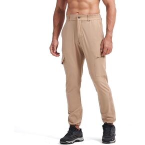 Mens Lightweight Hiking Pants Quick Dry Travel Cargo Pants UPF 50+ Outdoor Stretch Trousers with 5 Utility Pockets