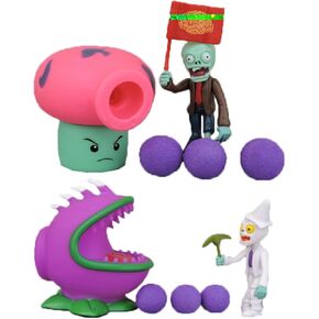 Plants and Zombies PVZ Toys Assembly Action Figures PVZ Assemblable Toys Set 1 2 Series 687 PCS Great Gifts for Kids and Fans,Birthday and Christmas Party New
