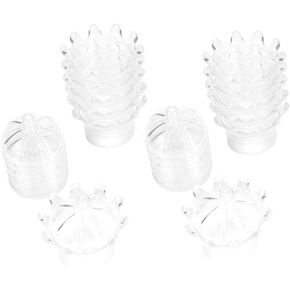Candy Boxes,Gift Bags Transparent Crown Plastic Candy Box for Party Gift Chocolate Boxs Wedding Birthday Decorations12Pcs()