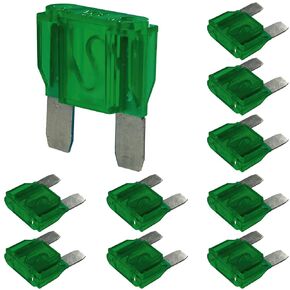 Maxi Blade Fuse kits-10 PCS 32V(12/24V) 70A Automatic Replacement Blade Fuse for Car/RV/Boat/Home et (70A)
