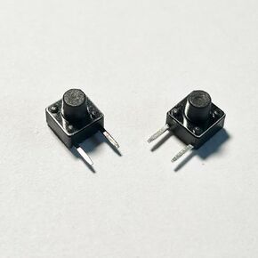 20 قطعة 6x6x7 مللي متر لحظة PCB الجانب تصاعد الضغط على زر اللباقة اللمس التبديل DIP 2 محطات