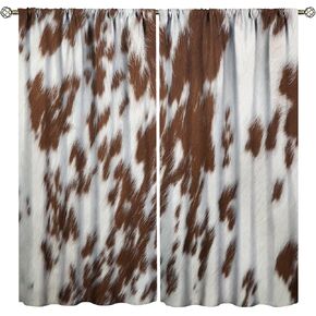 Grey Leopard Print Curtains Animal Gray Pattern Snow Cheetah Cute Beautiful Curtain with Rod Pocket for Living Room Apartment Home Decor Drapes Window Treatments 2 Panels Set 42x54 Inch