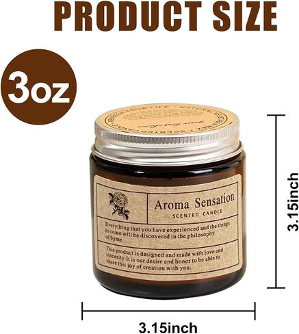 Small Scented Candles Sale - Sea Salt & Sage Aromatherapy Candles for Housewarming Gift,Smell Good for Home,Non Toxic Soy Wax Candle for Men Women Spa Yoga Massage Candle,Cute Candles - 3 oz in Saudi Arabia