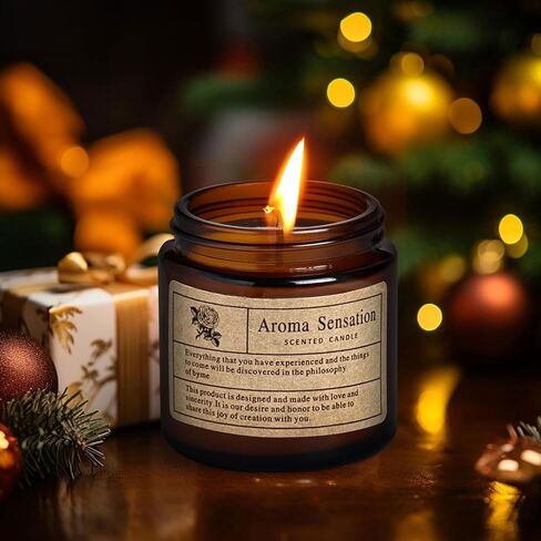Small Scented Candles Sale - Sea Salt & Sage Aromatherapy Candles for Housewarming Gift,Smell Good for Home,Non Toxic Soy Wax Candle for Men Women Spa Yoga Massage Candle,Cute Candles - 3 oz in Saudi Arabia
