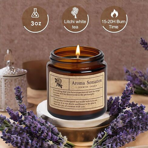 بيع الشموع المعطرة الصغيرة - شموع العلاج العطري بملح البحر والمريمية كهدية بمناسبة الانتقال لمنزل جديد، رائحة جيدة للمنزل، شمعة شمع الصويا غير السامة للرجال والنساء، شمعة تدليك اليوغا والمنتجعات الصحية، شموع لطيفة - 3 أونصة in Saudi Arabia