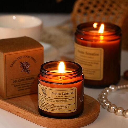 بيع الشموع المعطرة الصغيرة - شموع العلاج العطري بملح البحر والمريمية كهدية بمناسبة الانتقال لمنزل جديد، رائحة جيدة للمنزل، شمعة شمع الصويا غير السامة للرجال والنساء، شمعة تدليك اليوغا والمنتجعات الصحية، شموع لطيفة - 3 أونصة in Saudi Arabia