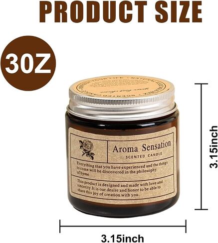 بيع الشموع المعطرة الصغيرة - شموع العلاج العطري بملح البحر والمريمية كهدية بمناسبة الانتقال لمنزل جديد، رائحة جيدة للمنزل، شمعة شمع الصويا غير السامة للرجال والنساء، شمعة تدليك اليوغا والمنتجعات الصحية، شموع لطيفة - 3 أونصة in Saudi Arabia