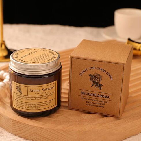بيع الشموع المعطرة الصغيرة - شموع العلاج العطري بملح البحر والمريمية كهدية بمناسبة الانتقال لمنزل جديد، رائحة جيدة للمنزل، شمعة شمع الصويا غير السامة للرجال والنساء، شمعة تدليك اليوغا والمنتجعات الصحية، شموع لطيفة - 3 أونصة in Saudi Arabia