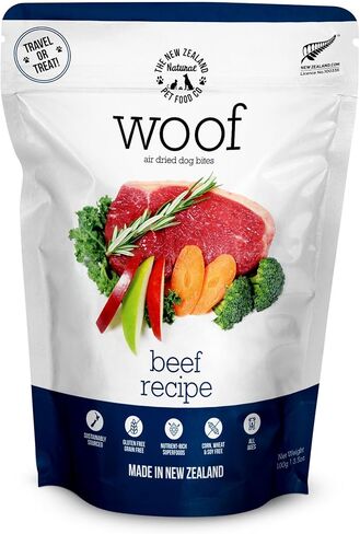 Woof - طعام الكلاب المجفف بالهواء، أغطية طعام الكلاب للأغذية الجافة، نسبة عالية من البروتين، طعام طبيعي للكلاب، وصفة طعام جاف للكلاب بمكونات محدودة، دجاج، 26.5 أونصة in Saudi Arabia
