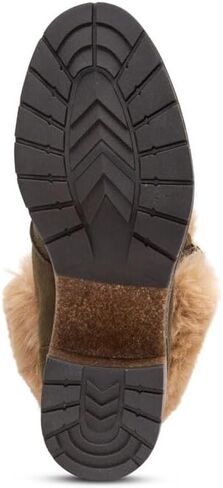 أحذية الثلوج النسائية من Aetrex Brooklyn لمنتصف الساق لتقويم العظام - أحذية برباط مريحة ودافئة من الفرو الصناعي مناسبة للطقس in Kuwait