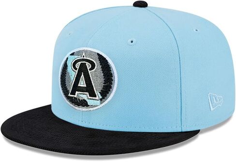 New Era California Los Angeles Angels 59FIFTY Cooperstown 1989 All-Star Game ASG Patch Fitted Cap, Hat in Saudi Arabia
