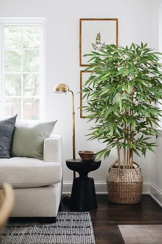 Artificial Bamboo Tree, 6 Feet Tall Decorative Bamboo Plants 72in Bamboo Silk Tree Large Fake Floor Plants for Living Room, Garden, Office Indoor/Outdoor Decor, 2 Pack in Kuwait