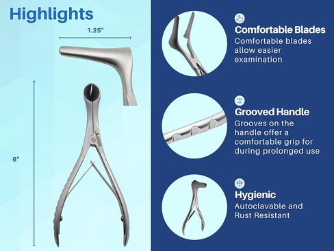 Vienna Nasal Speculum ENT Instruments, Premium Quality Stainless Steel by Artman Instruments (Large) in Saudi Arabia