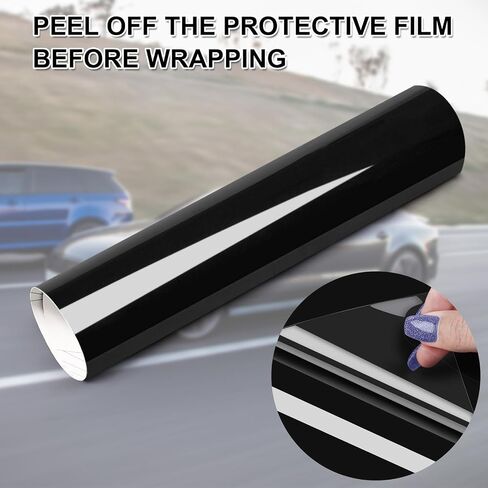 طبقة تغليف السيارة بمرآة رمادية اللون مقاس 11.5 × 60 بوصة من TECKWRAP - تقنية إطلاق الهواء لسهولة التركيب بنفسك، تعزز المظهر الأنيق للمركبة in Kuwait