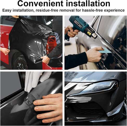 طبقة تغليف السيارة بمرآة رمادية اللون مقاس 11.5 × 60 بوصة من TECKWRAP - تقنية إطلاق الهواء لسهولة التركيب بنفسك، تعزز المظهر الأنيق للمركبة in Kuwait