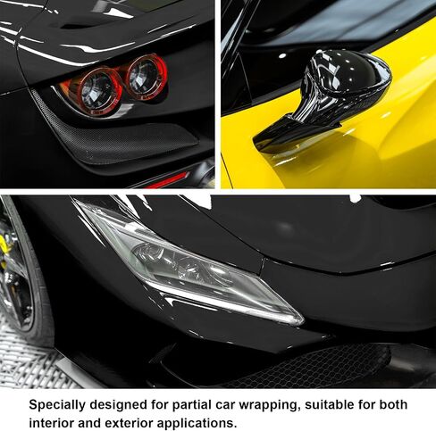 طبقة تغليف السيارة بمرآة رمادية اللون مقاس 11.5 × 60 بوصة من TECKWRAP - تقنية إطلاق الهواء لسهولة التركيب بنفسك، تعزز المظهر الأنيق للمركبة in Kuwait