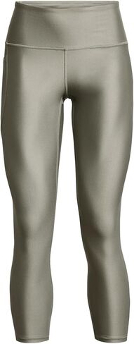 Under Armour Womens HeatGear Armour High Waisted Ankle No-Slip Leggings, (877) After Burn / / Black, Large in Saudi Arabia