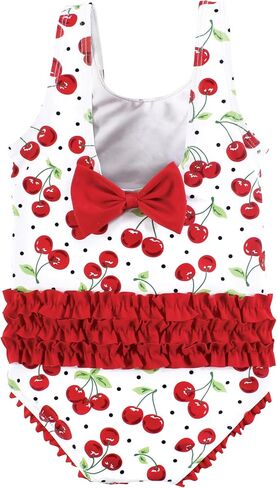 Hudson Baby Baby Girl's Toddler Swimsuit, Blue Daisy, 2T in Saudi Arabia