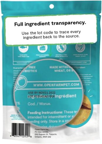 Open Farm Dehydrated Pork Dog Treats, 4.5 oz in Saudi Arabia