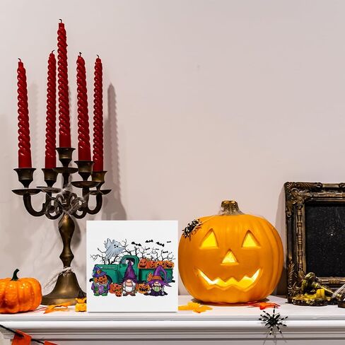 Halloween Decorations Rustic Wooden Box Sign, Fall Decor Halloween Decor, Autumn Decor Farmhouse Decor, Fall Leaves Ghost Decor, Living Room Office Coffee Bar Desk Shelf Decor Decorations in Saudi Arabia