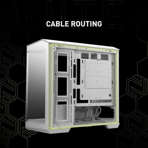 MSI MAG PANO 100L PZ WHITE Mid Tower ATX Gaming Case, ABS Plastic, SPCC Steel, Tempered Glass, Support Back-Connect, 270-degree Panoramic Display, GPU Support Stand, Dust Filter in Saudi Arabia
