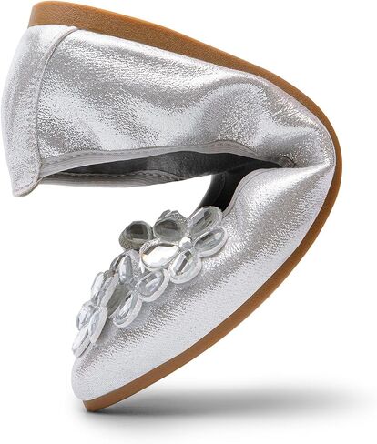 DREAM PAIRS Ballet Flats Shoes for Women, Women's Pointed Toe Rhinestone Sparkly Foldable Flats, Comfortable Shoes for Women Dressy Wedding Party Work Drive in Saudi Arabia