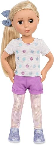 دمية جليتر جيرلز - إيمي لو مقاس 35.56 سم قابلة لاتخاذ الوضعيات - دمى للفتيات من سن 3 سنوات فما فوق in Kuwait