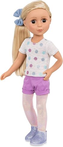 دمية جليتر جيرلز - إيمي لو مقاس 35.56 سم قابلة لاتخاذ الوضعيات - دمى للفتيات من سن 3 سنوات فما فوق in Kuwait