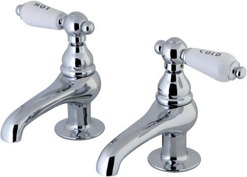 Kingston Brass CC3L8 Vintage Basin Faucet, Brushed Nickel in Saudi Arabia