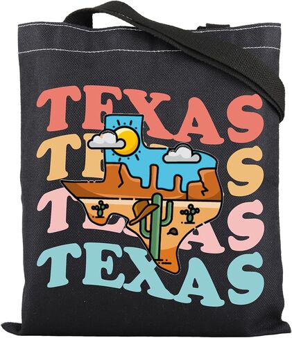 ENSIANTH Texas State Tote Bag Texas Cowboy Gift Lone Star State Vacation Gift Texas Shoulder Bag Texas Housewarming Gift in Saudi Arabia