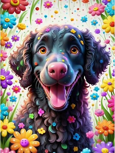 RICUVED Diamond Art, Flowers Diamond Art Kits for Adults, Fantasy Diamonds Gem Art 5D Full Round Drill Diamond Dots Painting Arts and Crafts Wall Decor 12x16Inch/30x40cm in Saudi Arabia