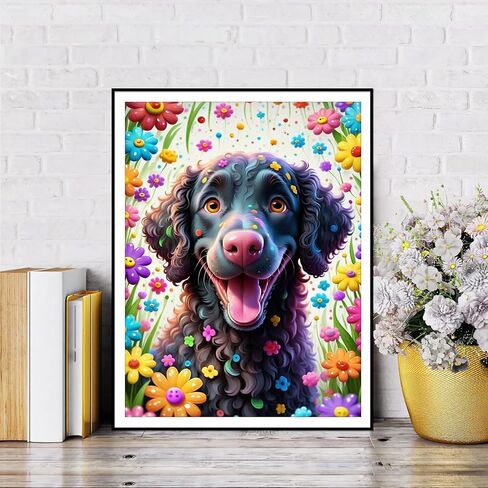 RICUVED Diamond Art, Flowers Diamond Art Kits for Adults, Fantasy Diamonds Gem Art 5D Full Round Drill Diamond Dots Painting Arts and Crafts Wall Decor 12x16Inch/30x40cm in Saudi Arabia