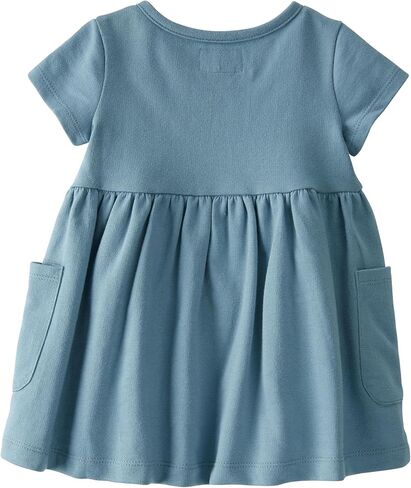 little planet by carter's baby-girls Baby & Toddler Girls' Organic Cotton Dress, Dusty Rose, 12M in Saudi Arabia