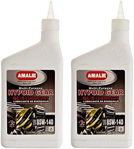 Amalie (73156-56) API GL-5 Certified 85W-140 Hypoid Multi-Performance Gear Oil - 1 Quart in Saudi Arabia