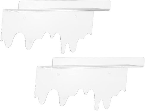 Kids Room Decor Room Decor Room Decor 4 Pcs Cosmetic Rack Transparent Acrylic Hanger Shelving Shelving Plastic Shelving in Kuwait