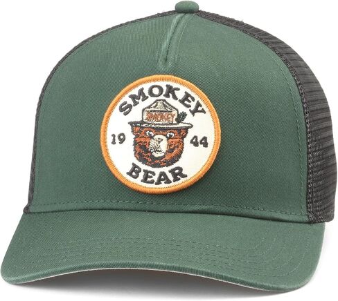 AMERICAN NEEDLE Smokey The Bear Patch Unisex Adjustable Snapback Baseball Hat in Saudi Arabia