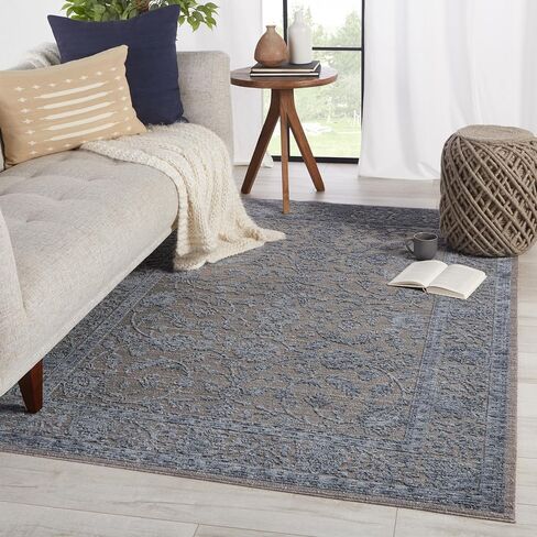 Natural Jute Cotton Area Rug, 4'x6' Feet, Handmade with Honeycomb Weave, Boho, High Traffic Durable, Ideal for Living Room, Bedroom and Kitchens - Pet and Kid Friendly in Saudi Arabia
