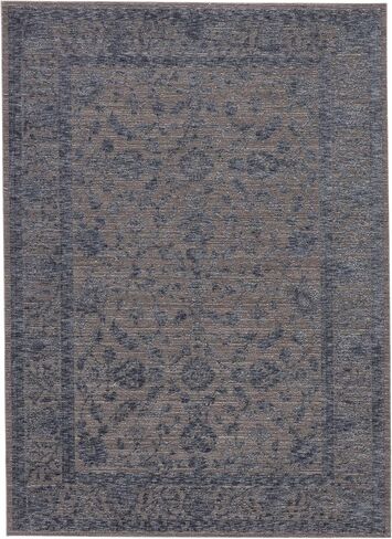 Natural Jute Cotton Area Rug, 4'x6' Feet, Handmade with Honeycomb Weave, Boho, High Traffic Durable, Ideal for Living Room, Bedroom and Kitchens - Pet and Kid Friendly in Saudi Arabia