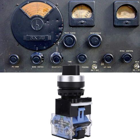 10pcs 3 Position Rotary Switch 22mm Changeover Switch Normally Open Self Locking Selector Switch Silver Alloy Cam Switch 440V in Saudi Arabia