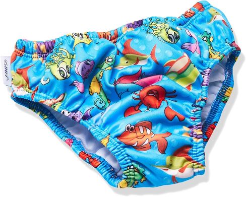 FINIS Swimming Diaper - Reusable Swim Diaper for Infants & Toddlers - Baby Swimming Essentials - UPF 50+ - Elastic Fit - Royal, 4T in Saudi Arabia
