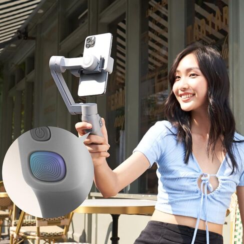 Zhiyun Smooth Q4 Gimbal Stabilizer for Smartphone,3-Axis Gimbal for iPhone Android Cellphone,Built-in Extension Rod,Portable and Foldable,Vlogging Stabilizer,YouTube in Saudi Arabia