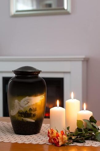 Adult Cremation Urns for Human Remain Ashes - Memorial Ashes Container for Funeral Remains of Men and Women - Urns and Keepsake in Kuwait