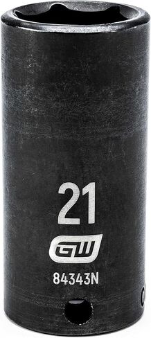 GEARWRENCH 3/8" Drive 6 Pt. مقبس عميق، 21 ملم - 84343N in Saudi Arabia