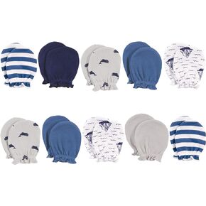 Hudson Baby Unisex Baby Cotton Scratch Mittens