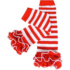 Wrapables Dots, Hearts, and Ruffles Colorful Baby Leg Warmers