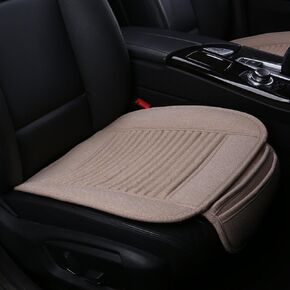 Car Seat Covers,2 Pack Universal Auto Seat Covers,Ice Silk Auto Seat Cushion Protector Pad Mat[Carbonized Leather] Bottom Seat Covers(Black 2PC Front Seat)