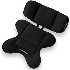 Infant Insert Compatible with Doona|Graco Snugride|Britax|Chicco Keyfit|Evenflo |Head and Body Support |Side Impact Protection for Newborn |Doona Accessories |Black