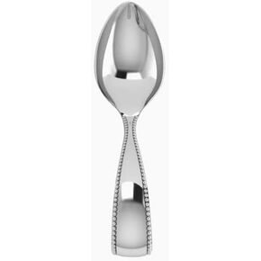 KRYSALIIS Sterling Silver Beaded Loop Feeding Spoon - Premium Quality Food Grade Standard .925 Solid Sterling Silver Spoon - Engravable Gift For Baby with a Beautiful Gift Box