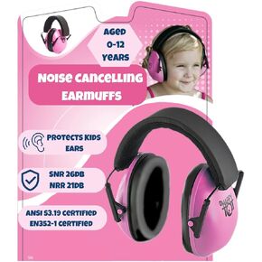 My Happy Tot Noise Cancelling Headphones for Kids, Adjustable Baby Ear Protection Earmuffs with Ergonomic Design